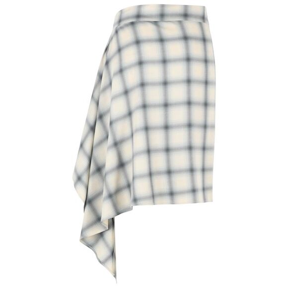 Coperni 'Zero' Blue Viscose Skirt Women